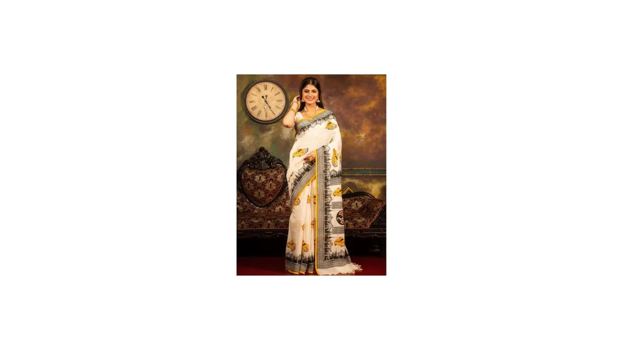 8POURE Pure Cotton Saree