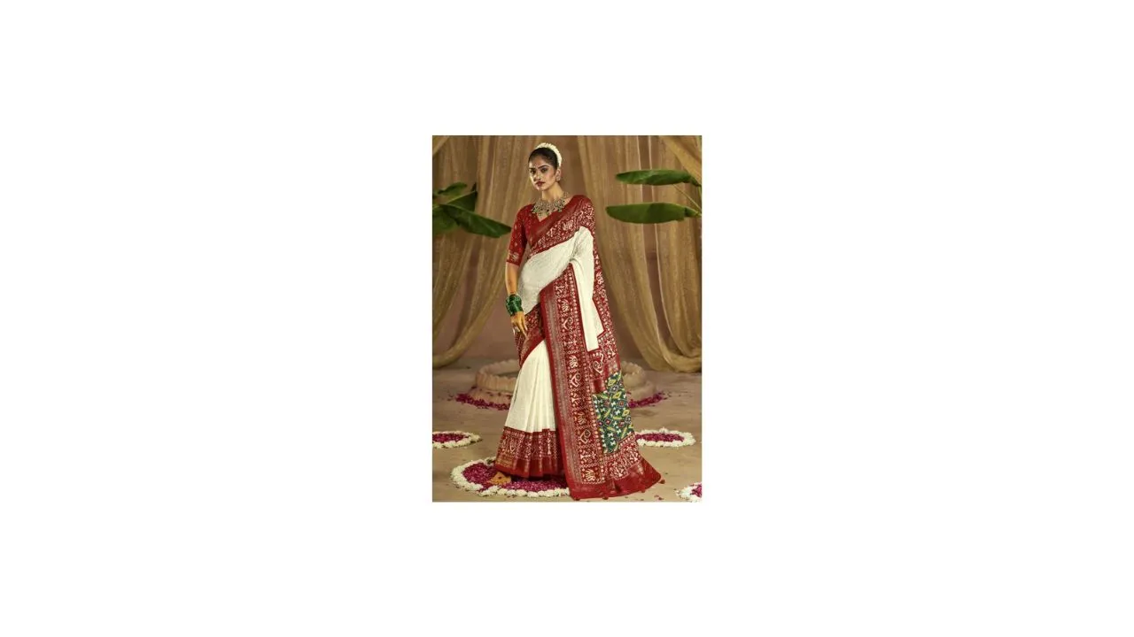 Jinal & Jinal Ethnic Patola Saree