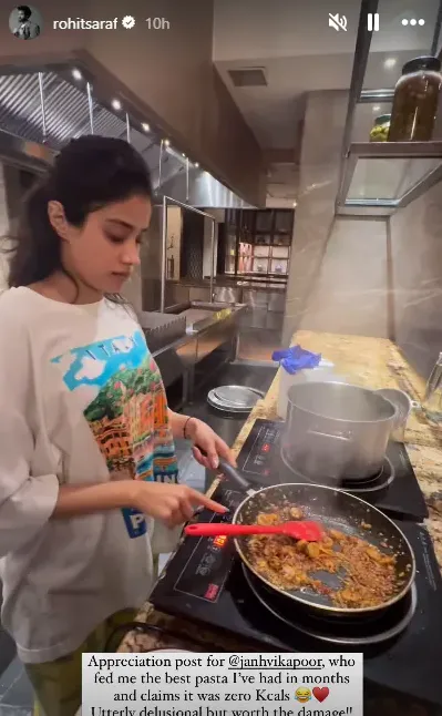 Janhvi Kapoor Cooking 1