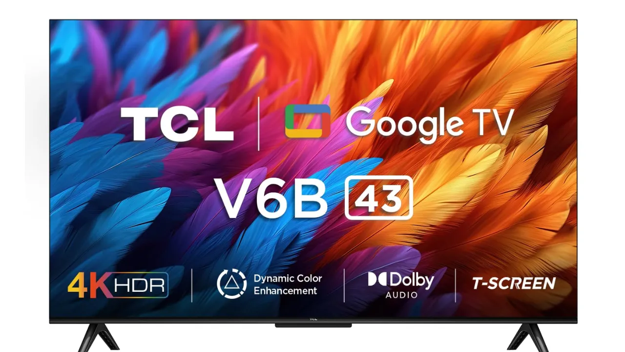 TCL 108 cm (43 inches) Metallic Bezel-Less Series 4K Ultra HD Smart LED Google TV