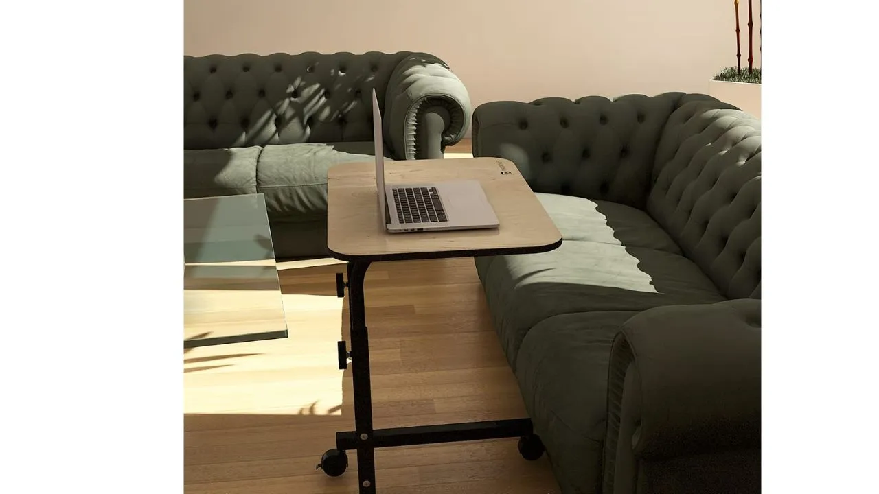 Portronics My Buddy D Wood Multipurpose Movable Table