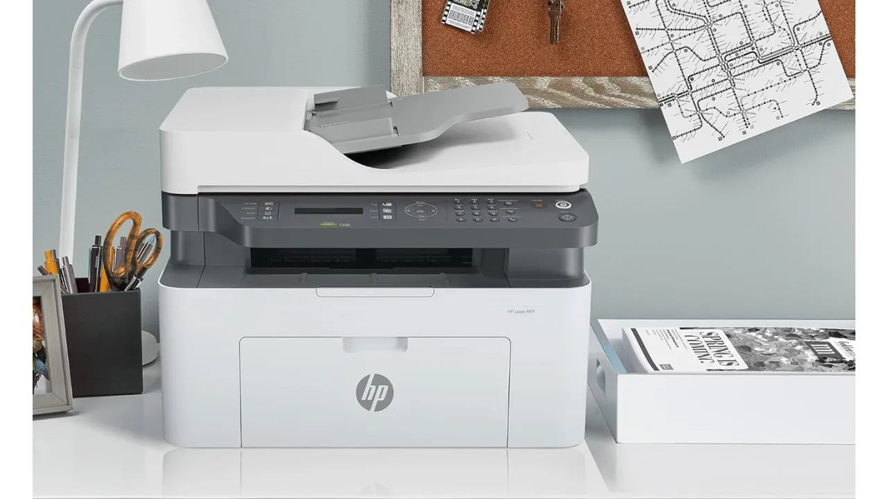 HP Laser MFP 1188Fnw, Wireless, Print, Copy, Scan, Fax, Monochrome Laser Printers