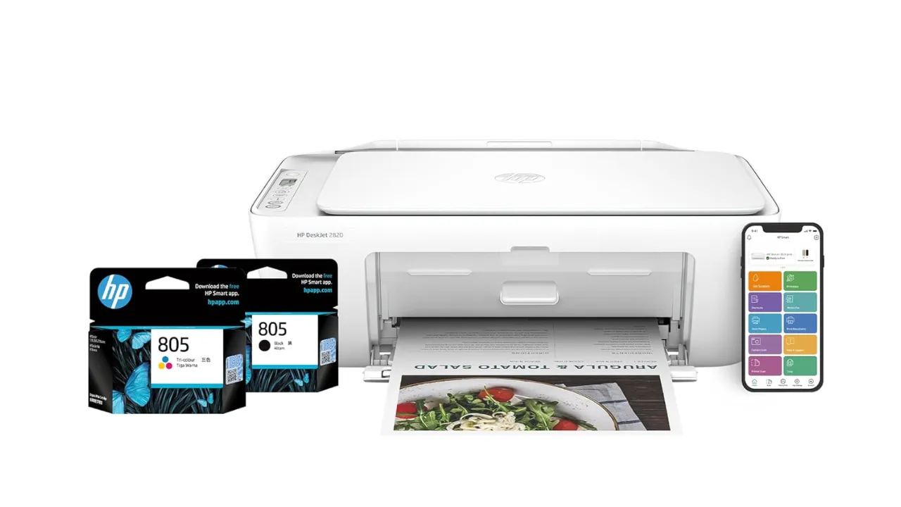 HP Deskjet 2820 Wired Colour Home Inkjet Printers