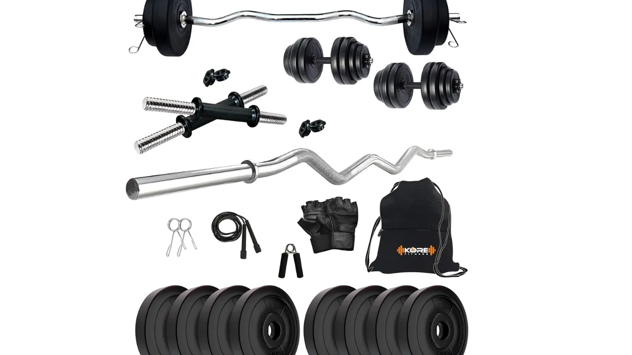 Kore PVC 16 Kg Home Gym Set