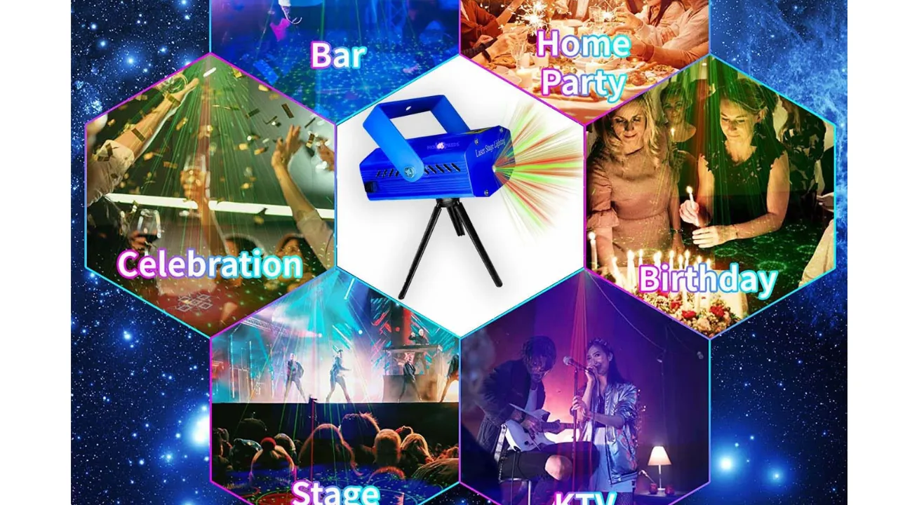 Pick Ur Needs Mini Stage Lighting Projector