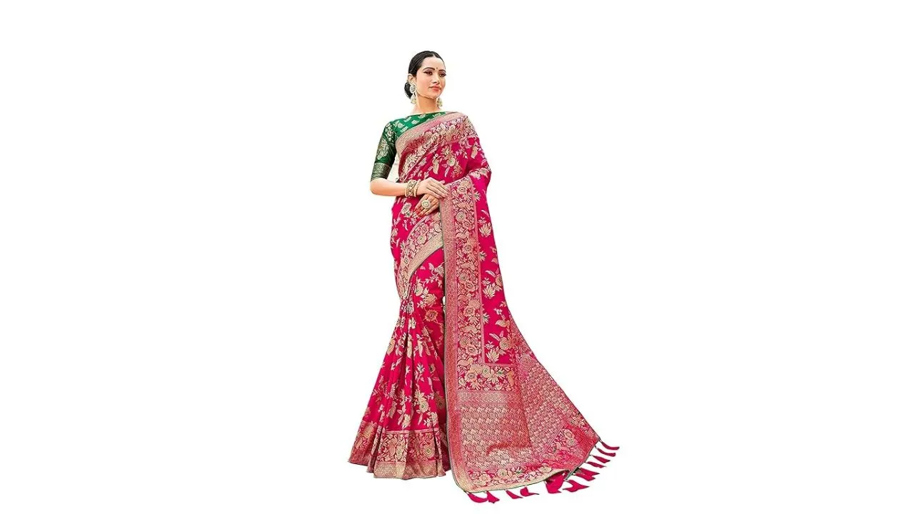 Monjolika Fashion Women's Saree