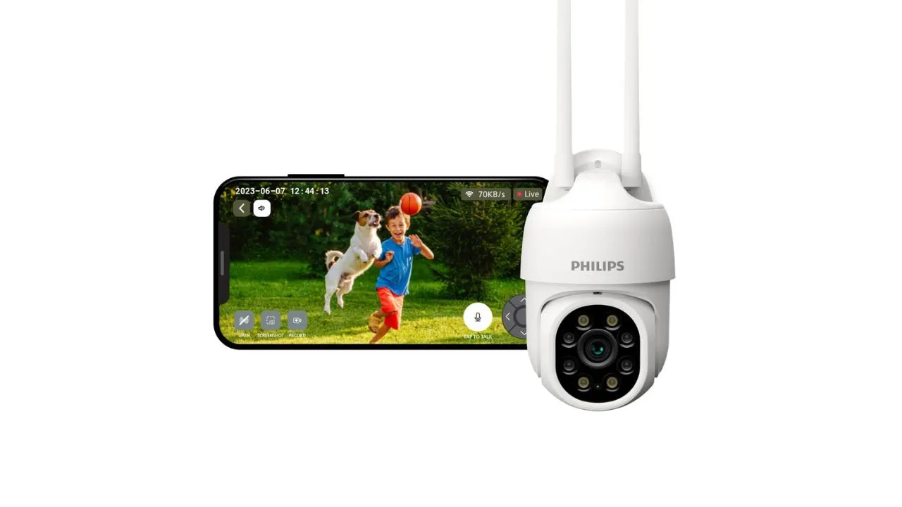 PHILIPS Weatherproof WiFi CCTV Camera