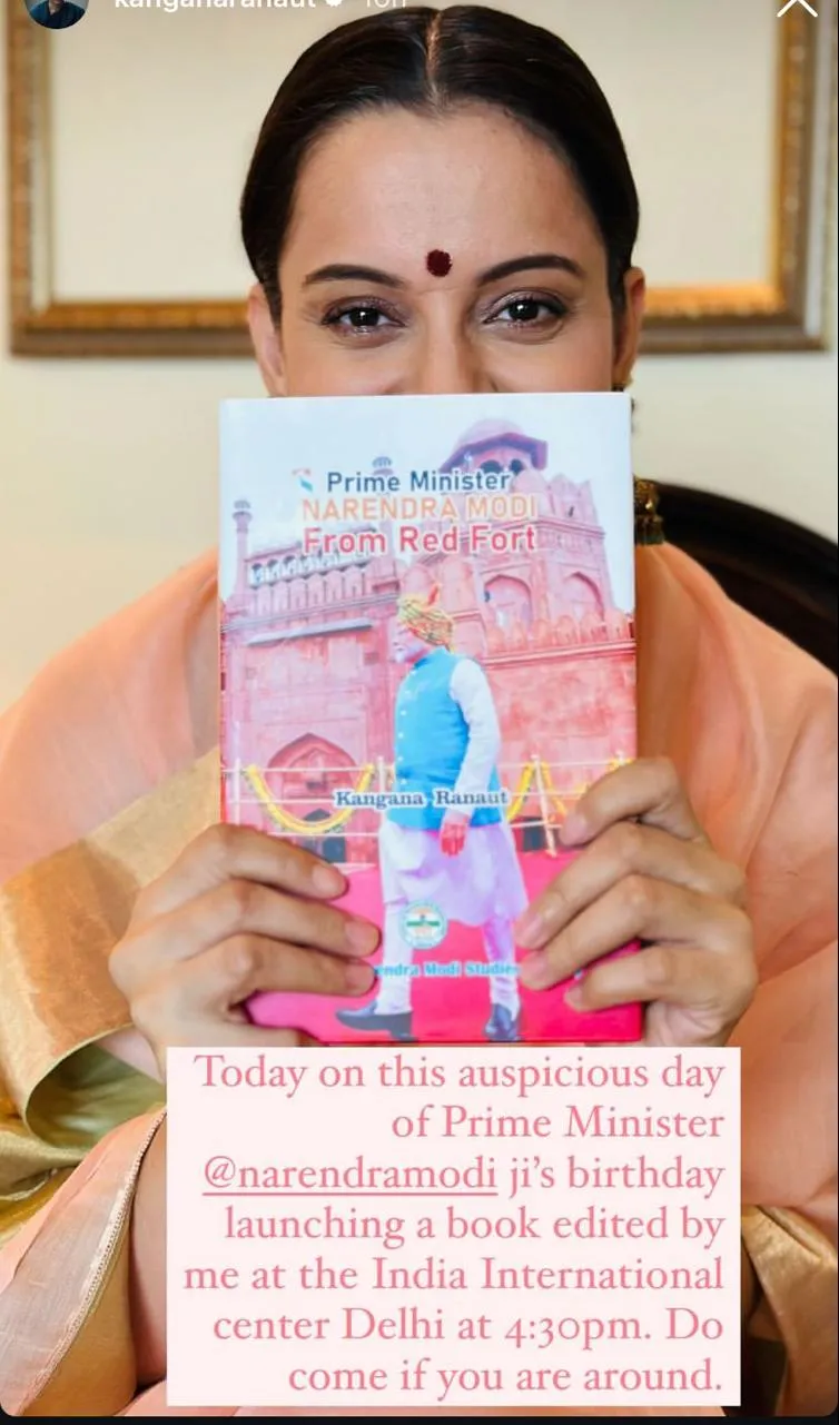 Kangana Ranaut Book On PM2