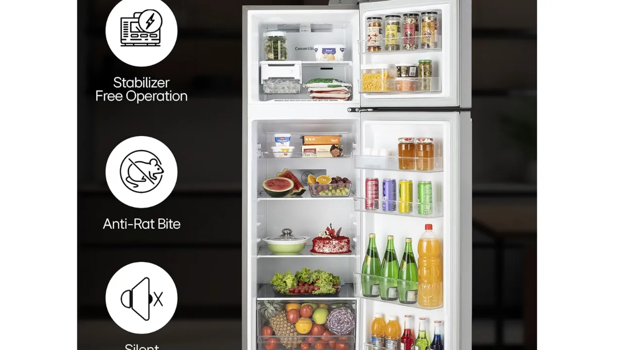 LG 272 L 3 Star Double Door Refrigerator