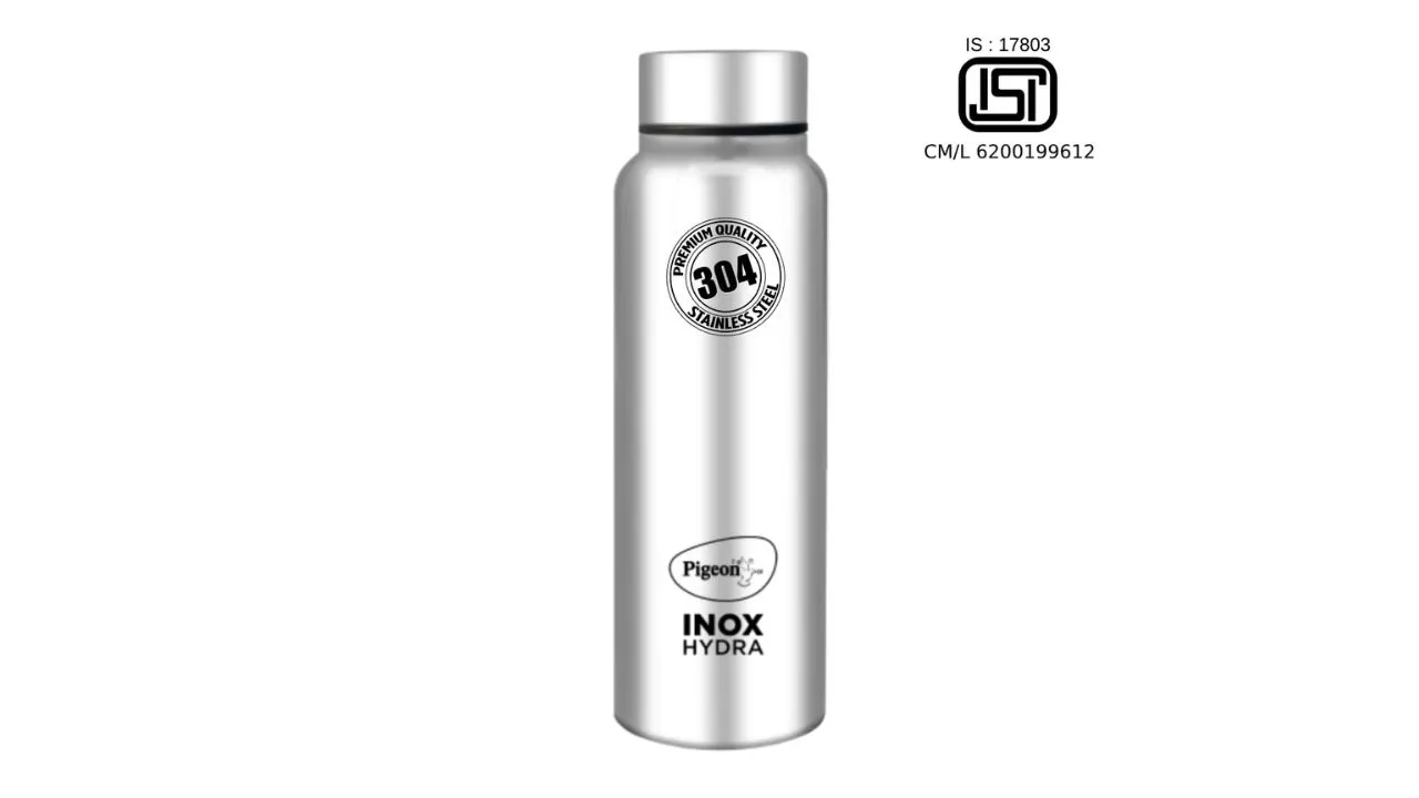 Pigeon by Stovekraft Inox Hydra Plus Stainless Steel Drinking Water Bottle 700 ml