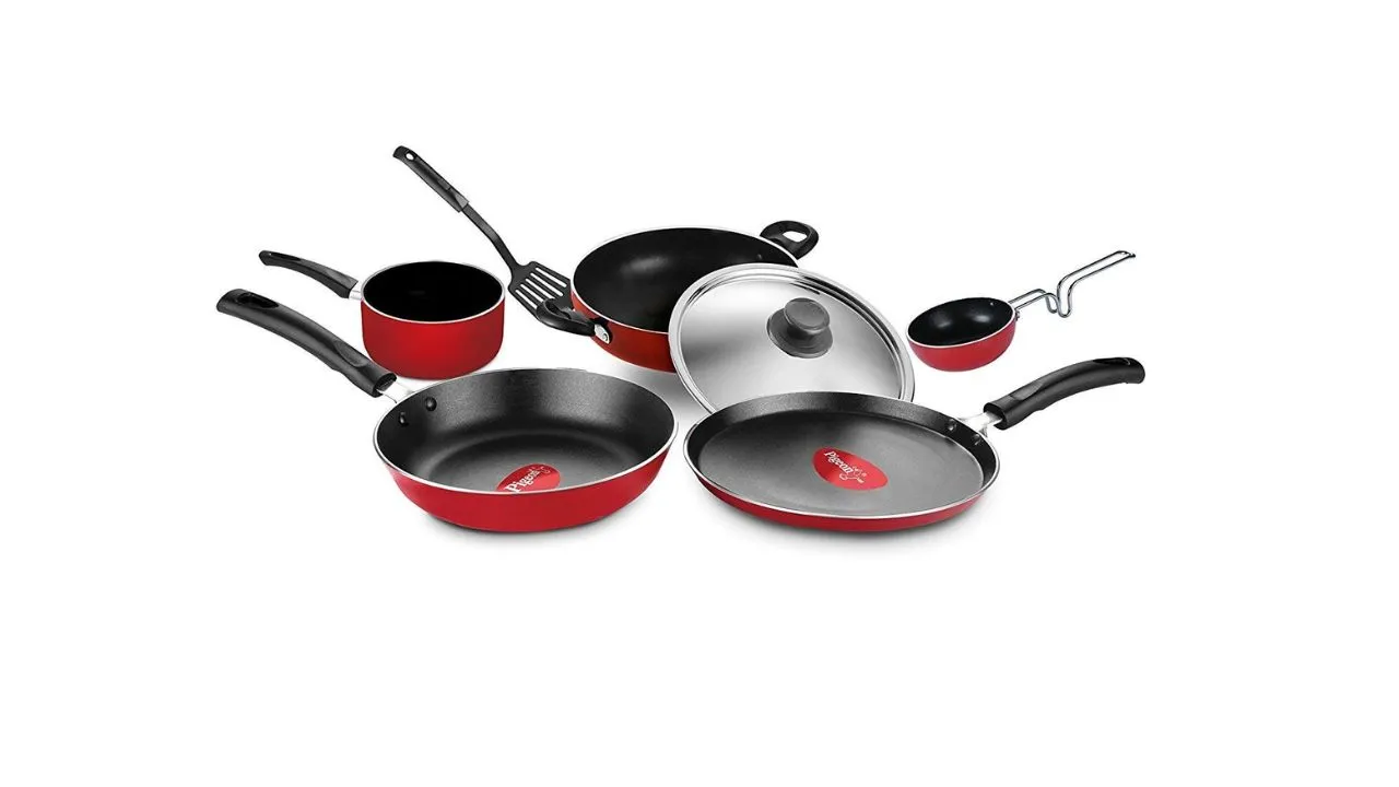 Pigeon by Stoverkraft Non-Stick Cookware Set of 7 Pc 