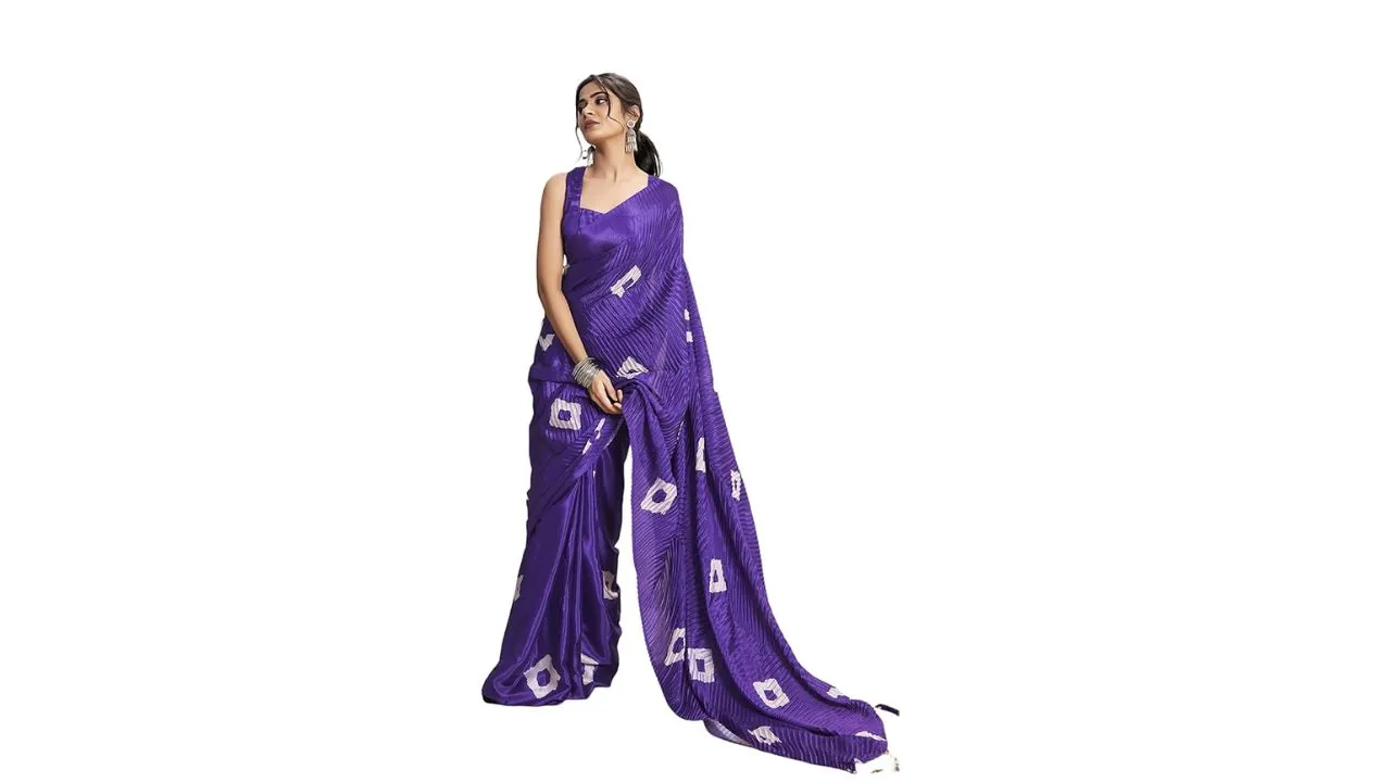 Satrani Women's Dola Silk Saree