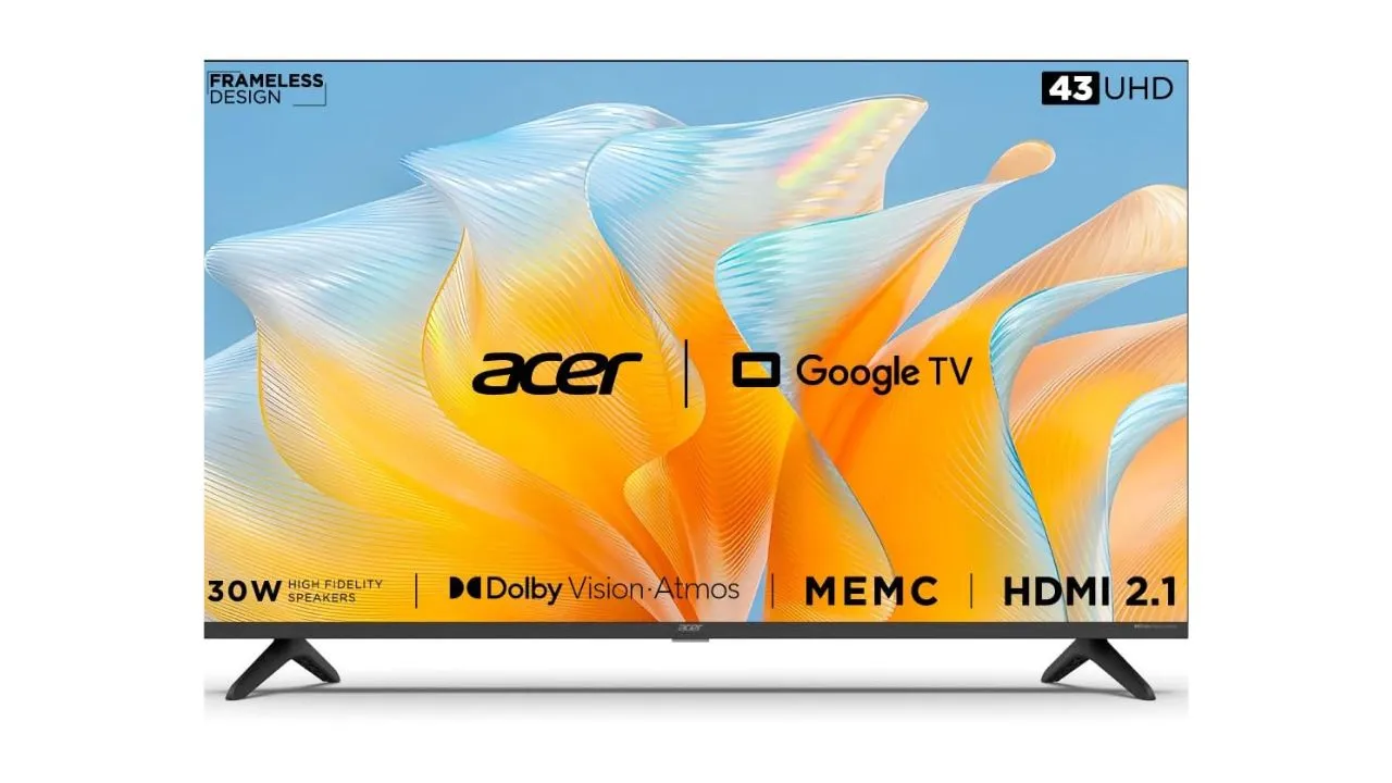 Acer 109 cm (43 inches) Advanced I Series 4K Ultra HD Smart LED Google TV