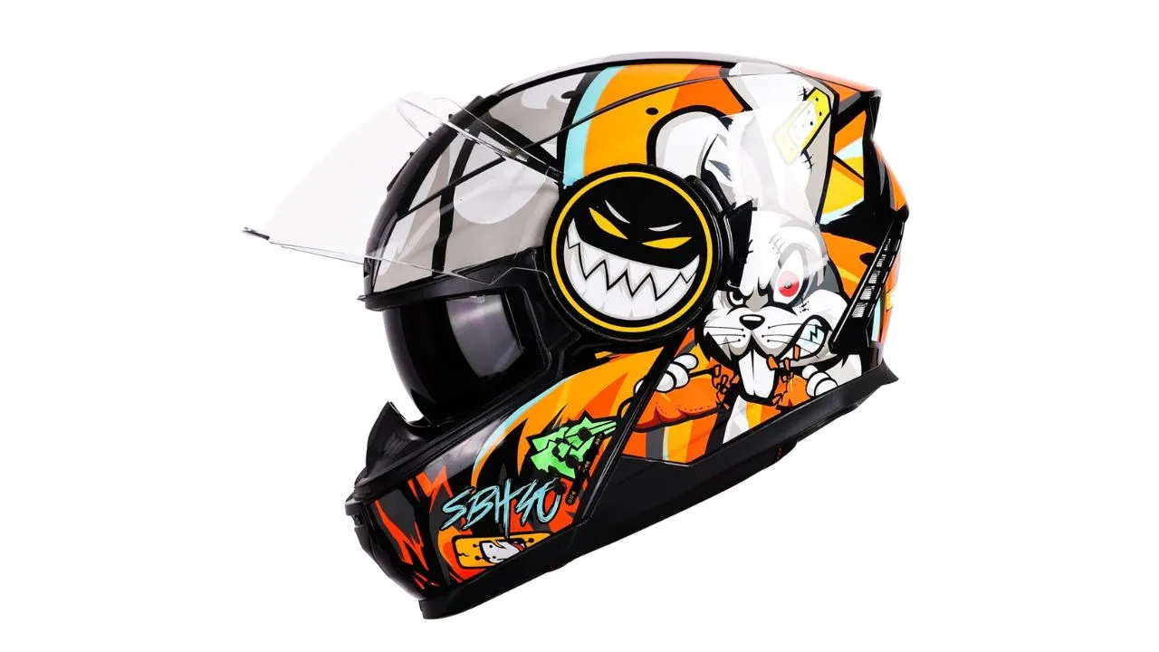 Steelbird Crazy Doe Bluetooth Full Face ISI Certified Helmet