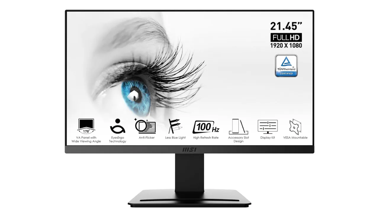 MSI PRO MP223 21.45 Inch Full HD Office LCD Monitor