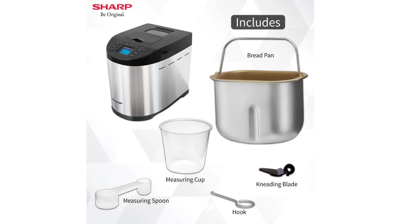 SHARP Atta and Bread Maker for Home, Kitchen