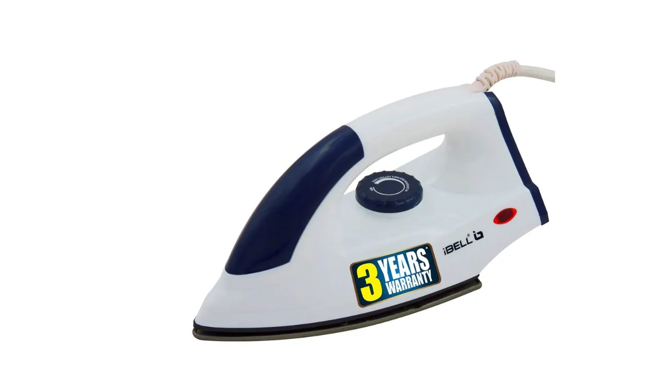 IBELL Plastic Diamond 1000 Watts Dry Iron 