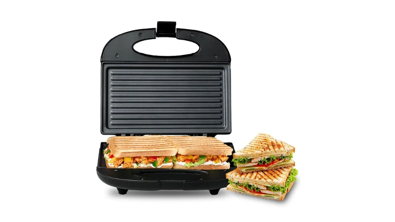 MILTON Express 800 Watt Grill Sandwich Maker