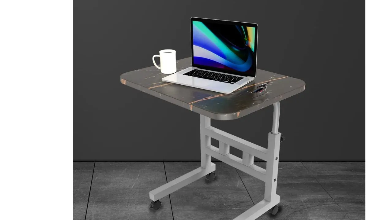 Portronics My Buddy D Wood Multipurpose Movable Table 