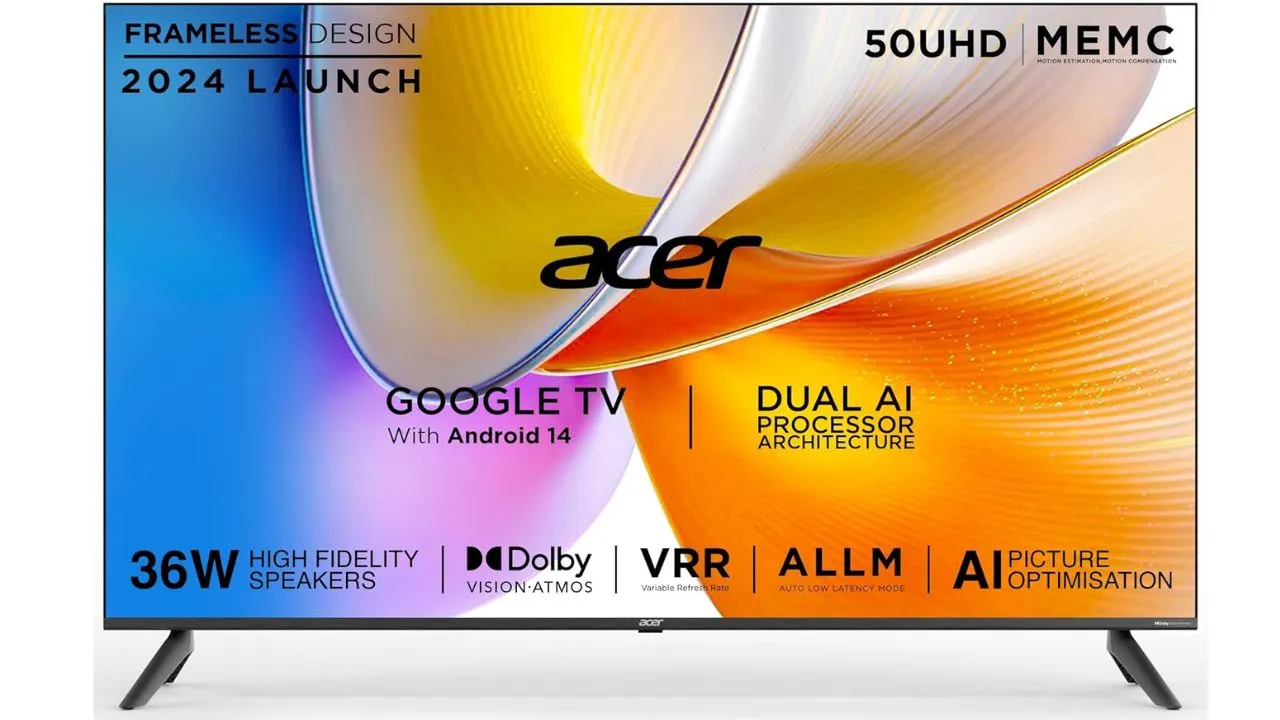 Acer 126 cm (50 inches) I Pro Series 4K Ultra HD LED Smart Google TV