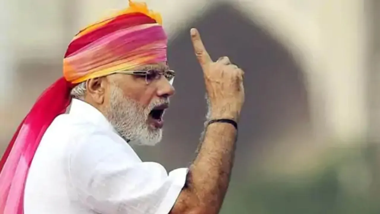 PM Modi's turban in 2016