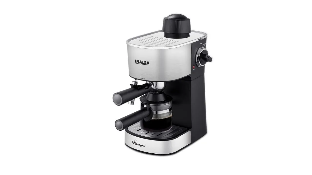 INALSA EspressoCappuccino 4Cup Coffee Maker 