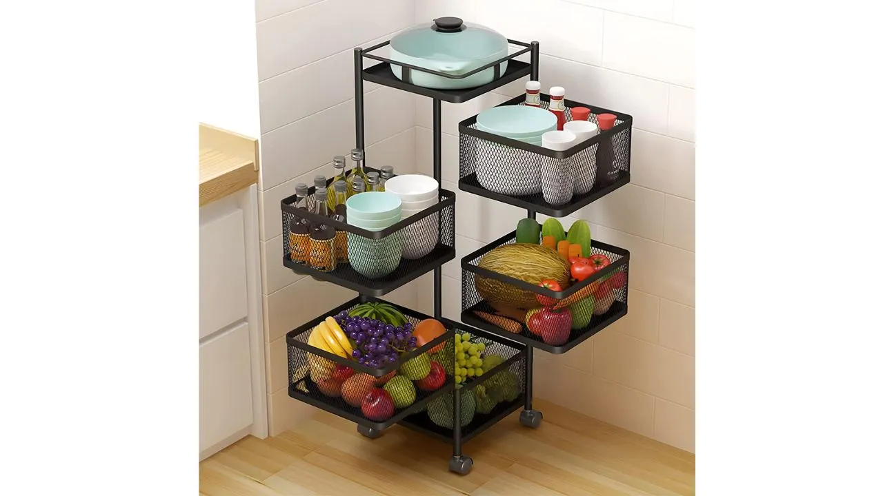 Global Local Square Kitchen Trolley 