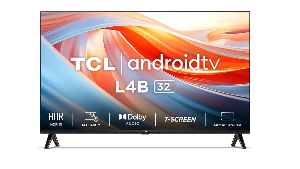 TCL 80.04 cm (32 inches) Metallic Bezel-Less HD Ready Smart Android LED TV