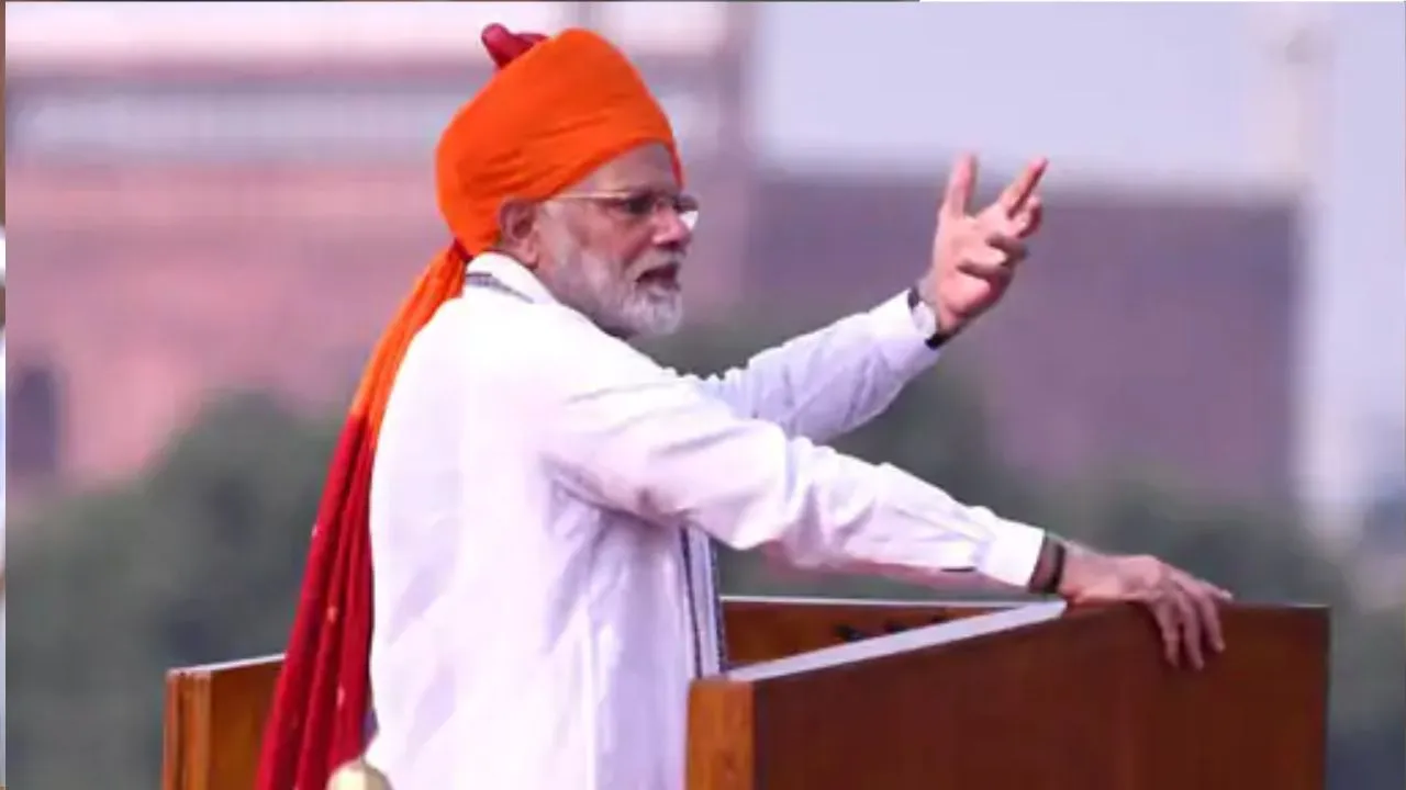 PM Modi's turban in 2018