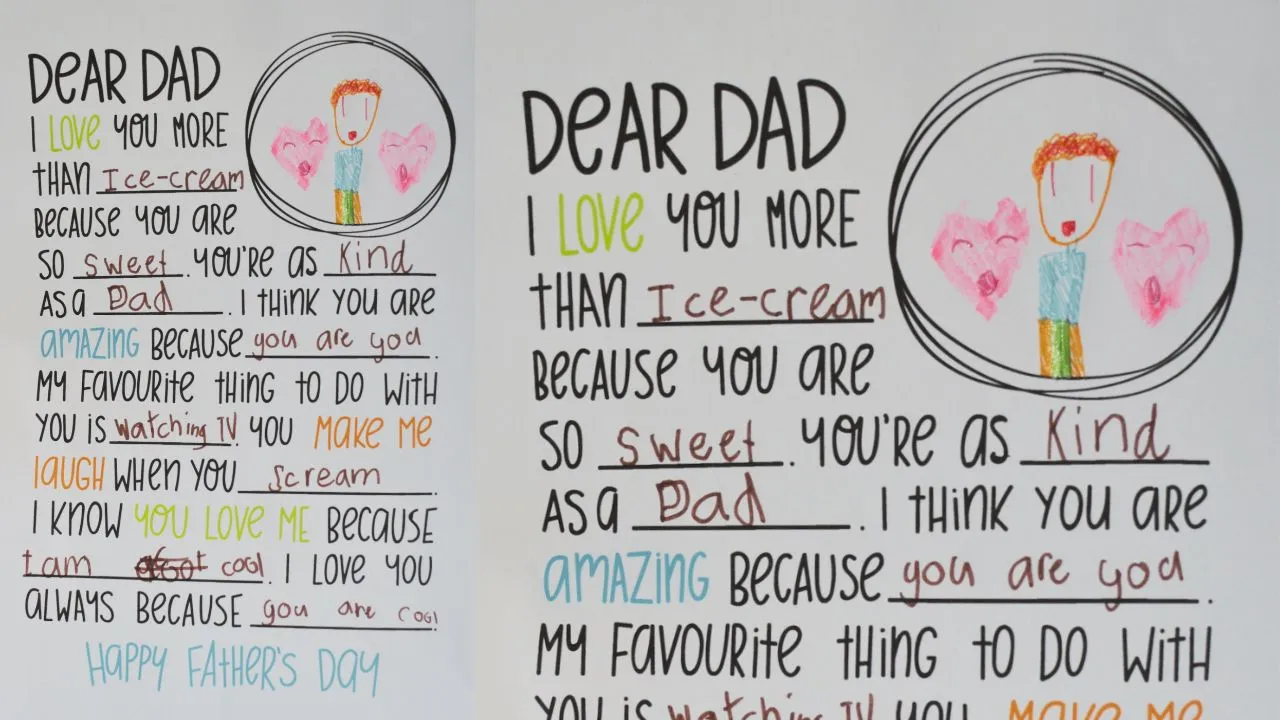 Father Day Letter