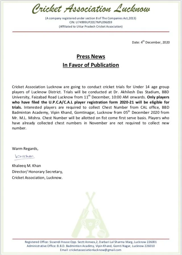 Press Release