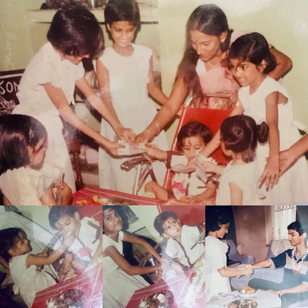 sushant with sisters 