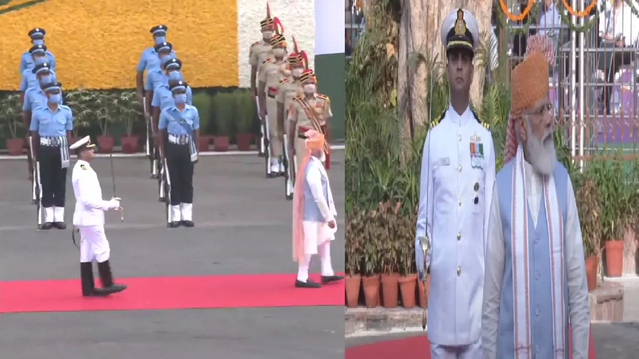 pm modi gard of honore 