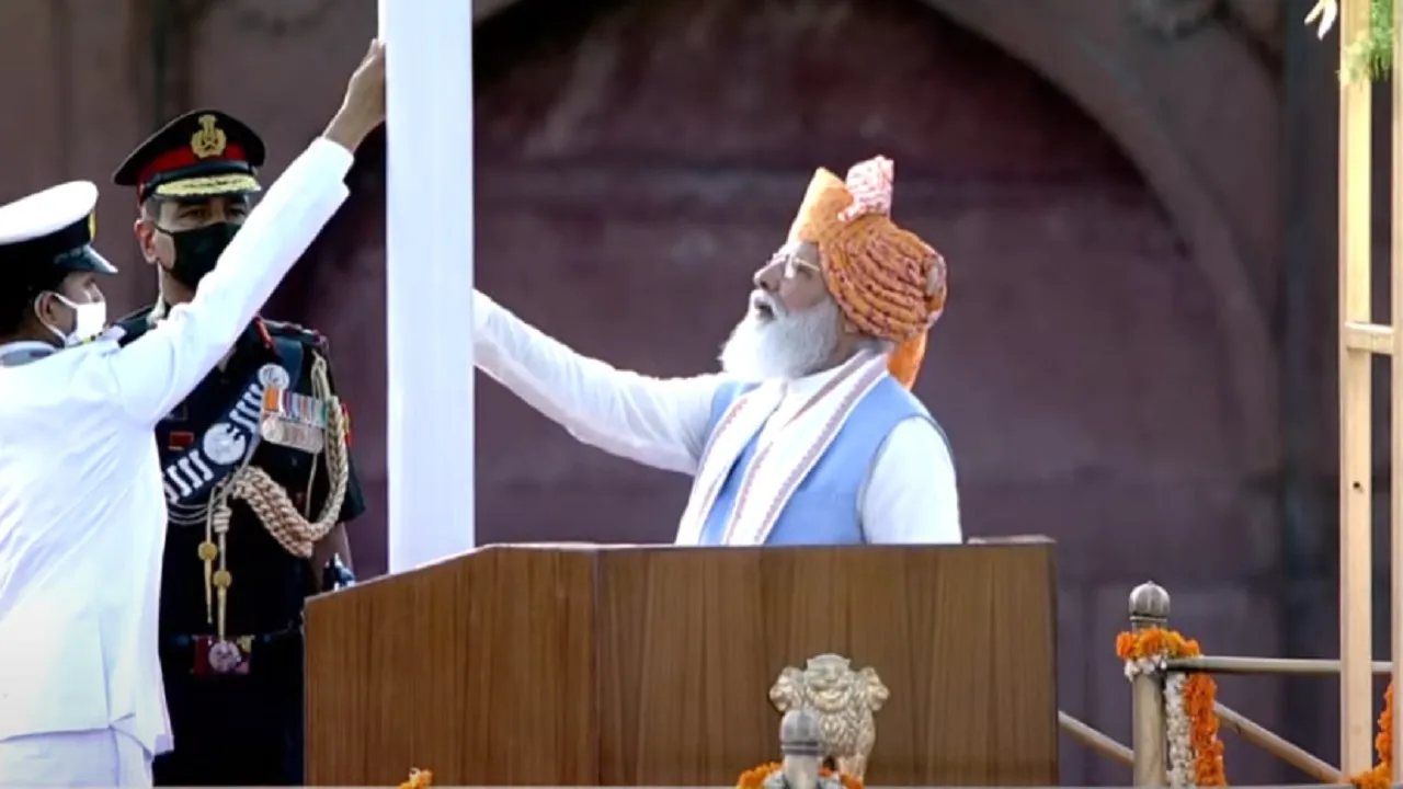 pm modi flag 