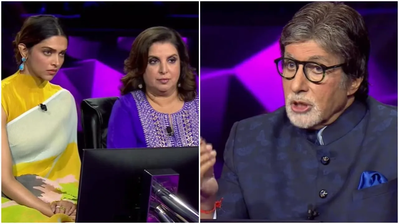 KBC 13 Farah Khan came on the show with Deepika 