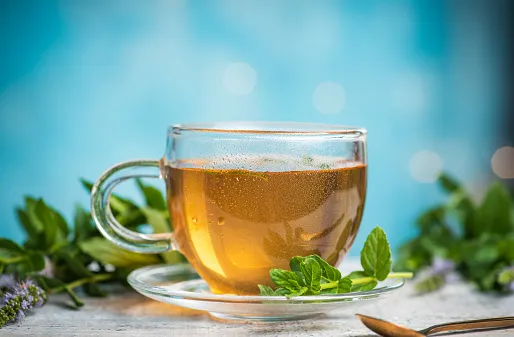 Ginger and honey tea