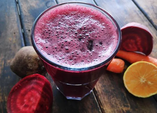 carrot and beetroot juice