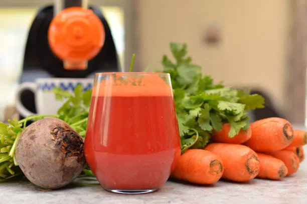 carrot and beetroot juice