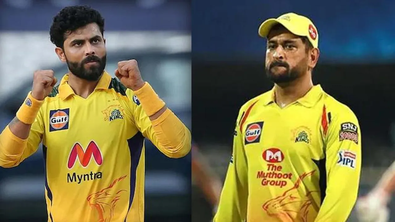 Dhoni and Jadeja 