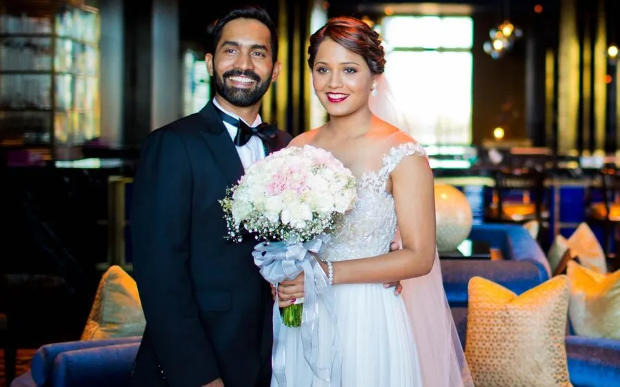 Dinesh Karthik and Dipika Pallikal (current wife)