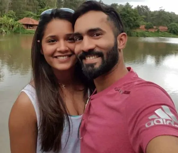 Dinesh Karthik and Dipika Pallikal (current wife)