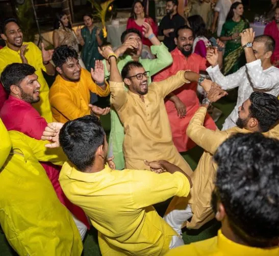 Glenn Maxwell wedding party