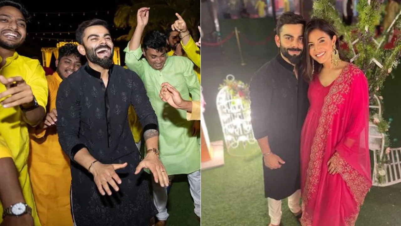 Virat Kohli and Anushka Sharma 
