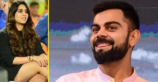 Ritika Sajdeh and Virat Kohli