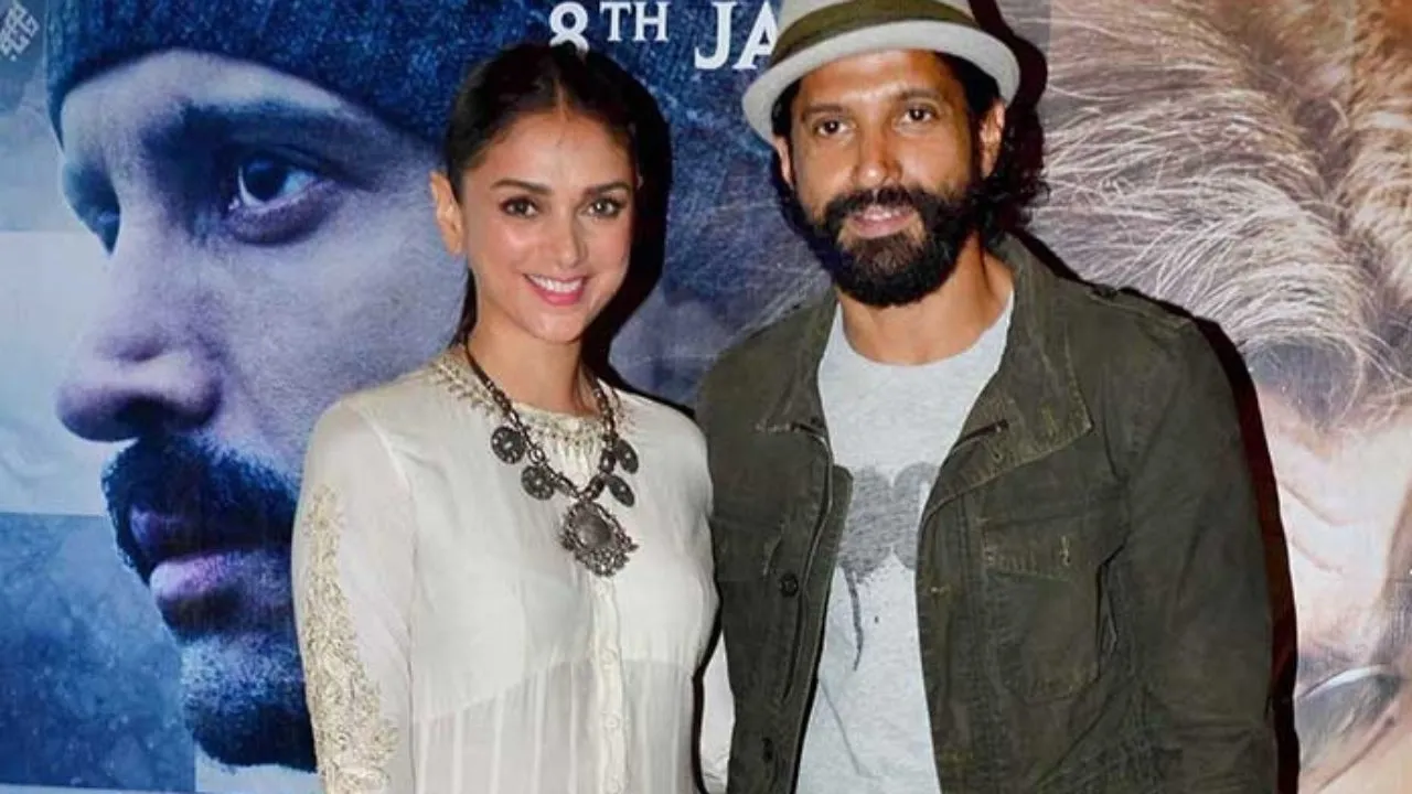 Aditi Rao Hydari Farhan Akhtar at Wazir Trailer launch 1280x720 
