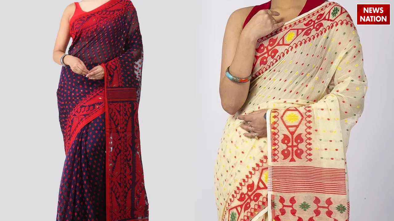 Bengali Dhakai Jamdani Saree 