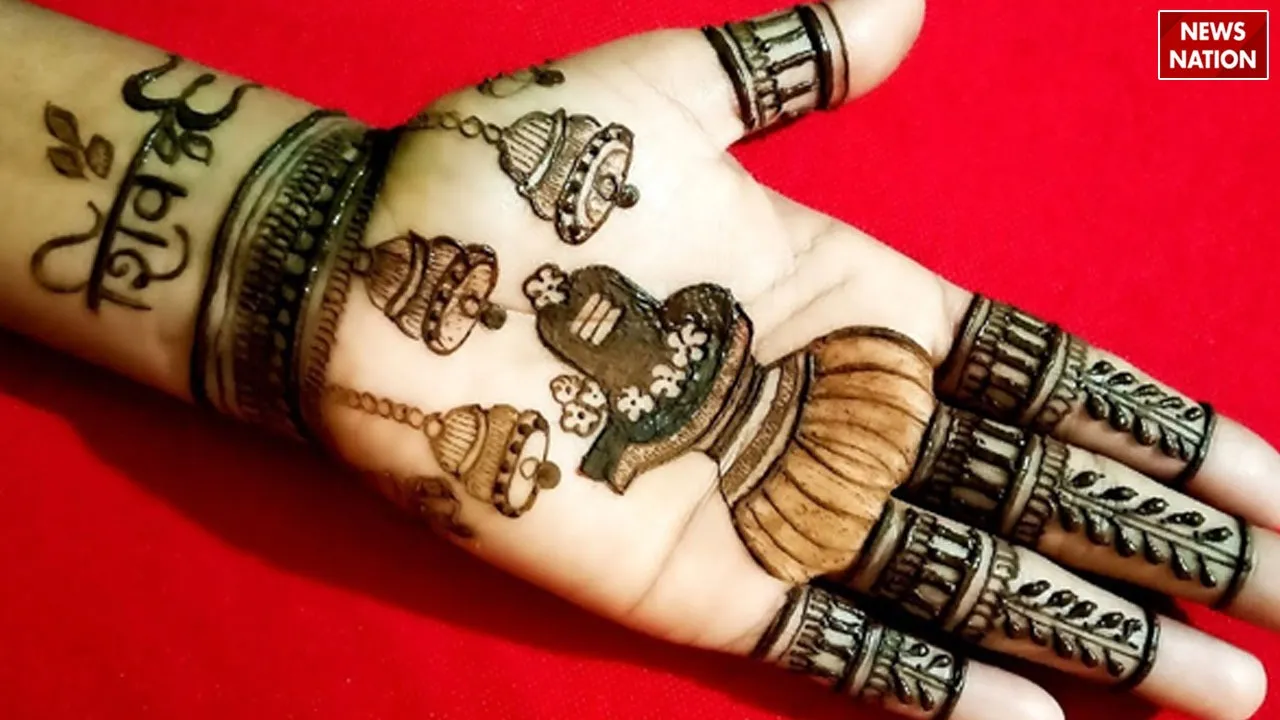 Mahashivratri Mehndi design 2 