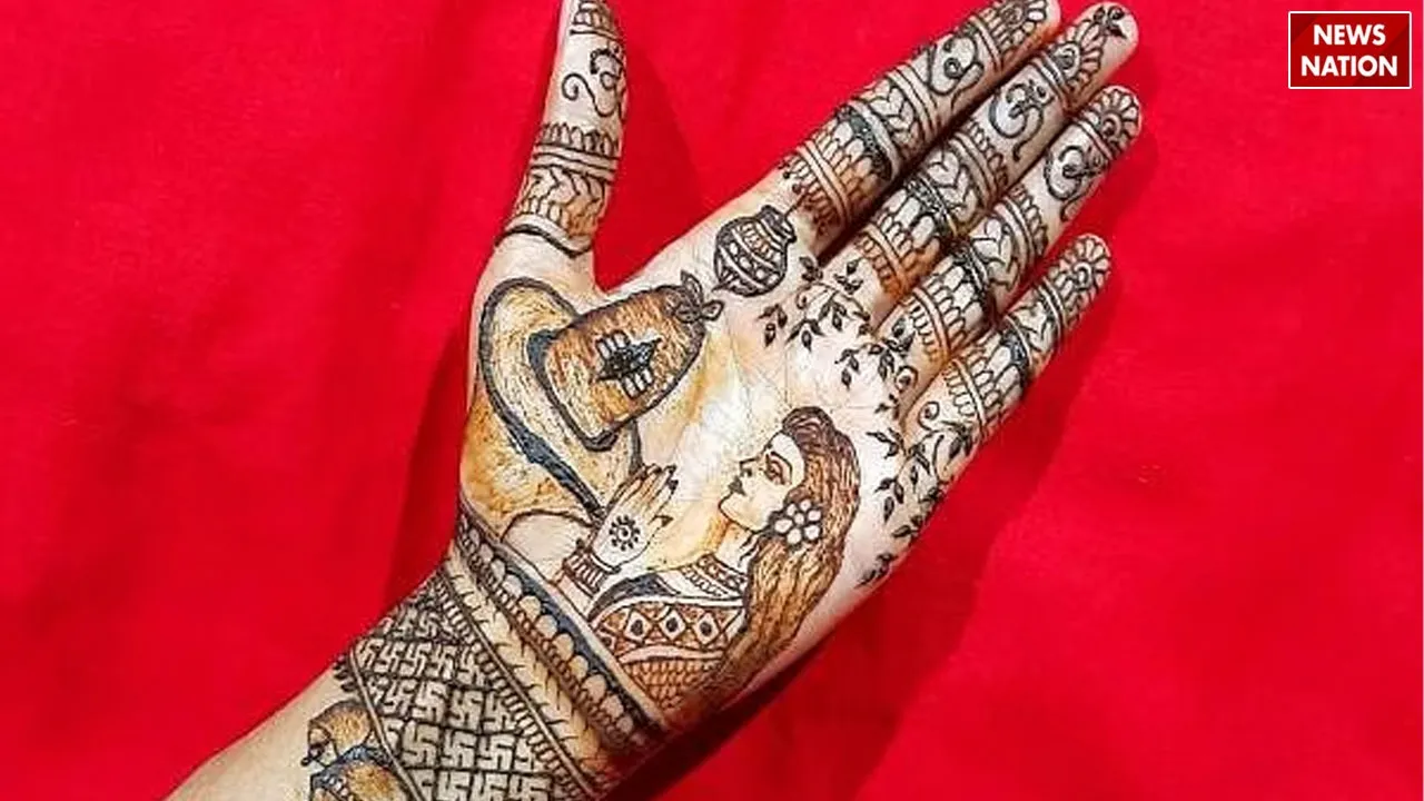 Mahashivratri Mehndi design 9 