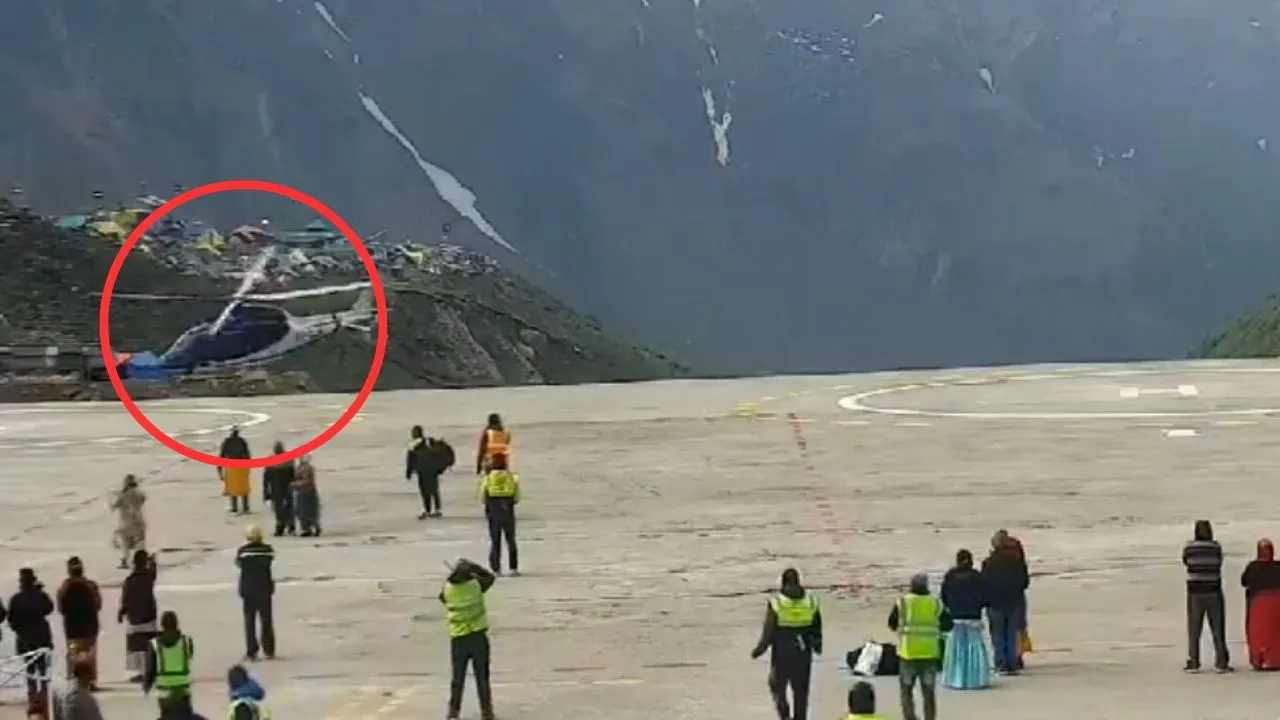 kedarnath helicopter accident video 
