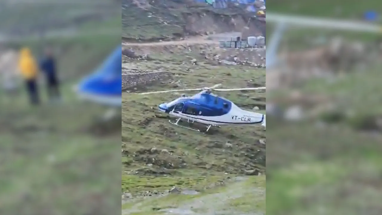 kedarnath helicopter accident video 